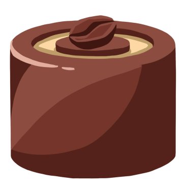 Çikolatalar ve sürüler parlak ve sulu çizimler. Yüksek kaliteli illüstrasyon