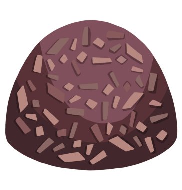 Çikolatalar ve sürüler parlak ve sulu çizimler. Yüksek kaliteli illüstrasyon