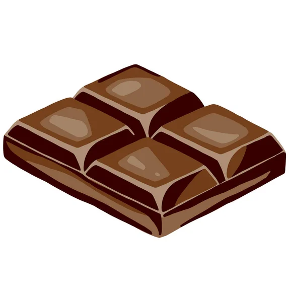 チョコレートと群れ明るくジューシーなイラスト 高品質のイラスト — ストック写真