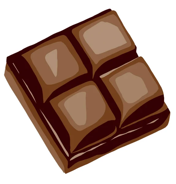 Chocolates Flocks Bright Juicy Illustration High Quality Illustration — Stock Photo, Image