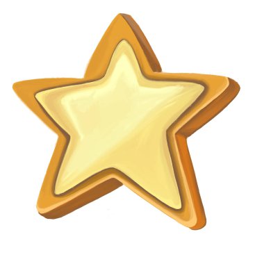 Beyaz arka planda beyaz kremalı kurabiyeler. Yüksek kaliteli illüstrasyon