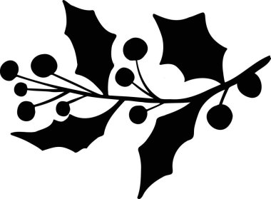 Yeni yıl sembolü, Holly Holly Siluet.