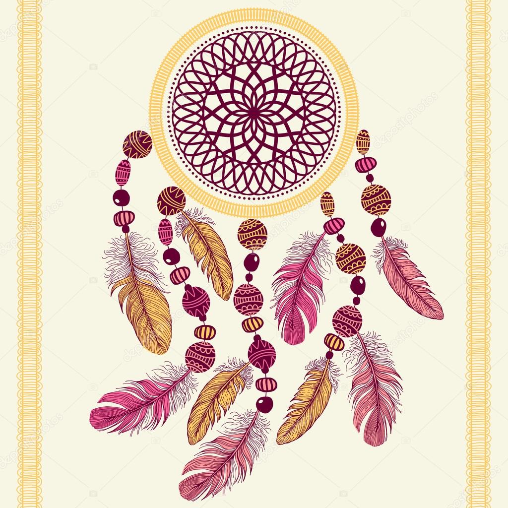 Dream catchers in doodle style — Stock Vector © xenia_ok 69222357