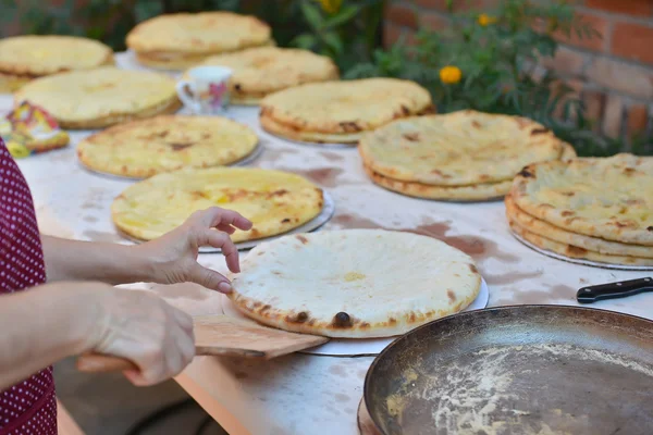 Ossetisch taarten Stockfoto
