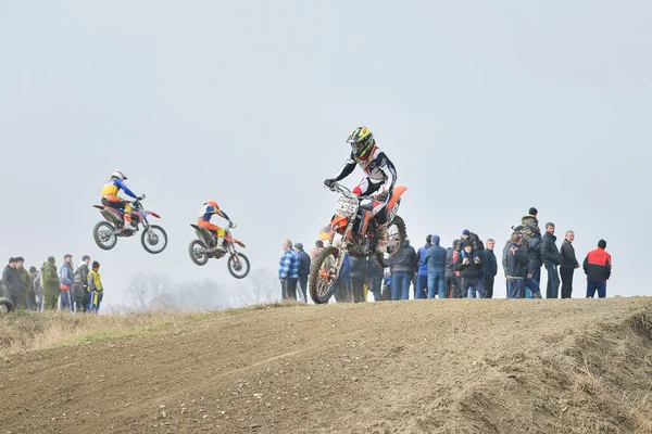 Motocross konkurencji w Władykaukaz, Północna Osetia, Federacja Rosyjska — Zdjęcie stockowe