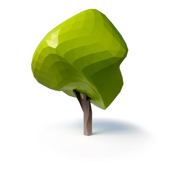 Abstrakt grönskande träd — Stockfoto
