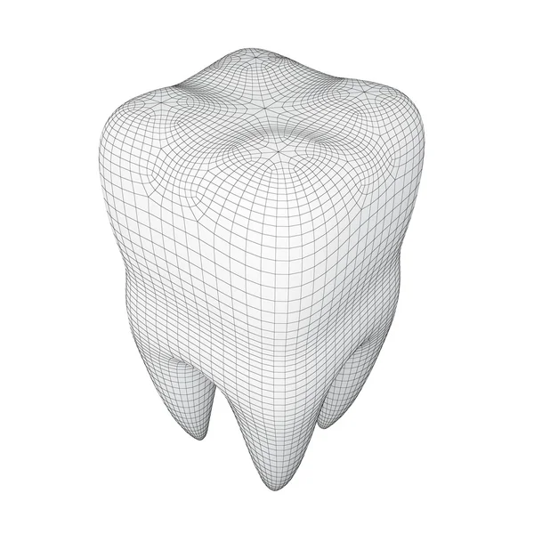 3d illustration of tooth — Stockfoto