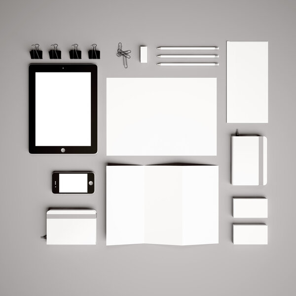 корпоративный стиль Mock Up background
