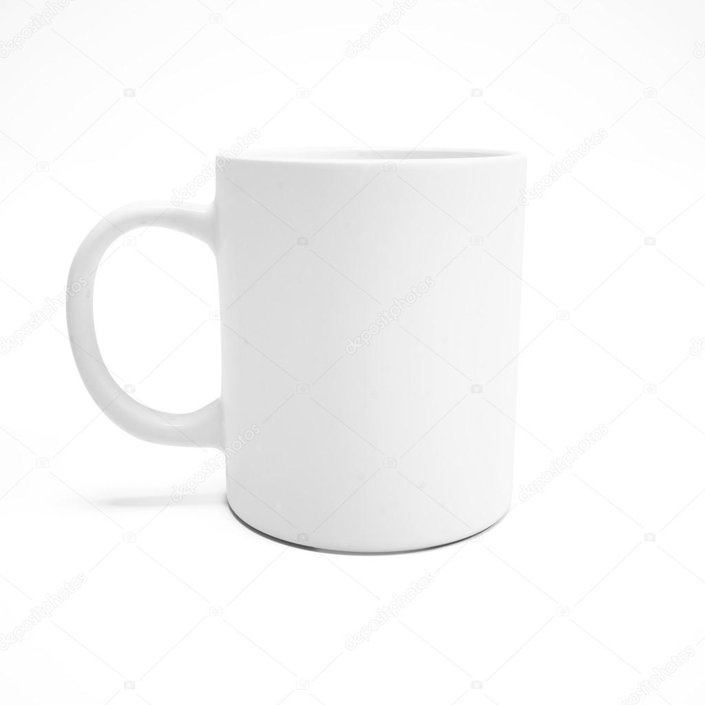 white cup  mock up