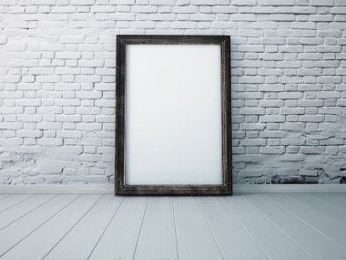 Siyah bir çerçeve içinde posteri