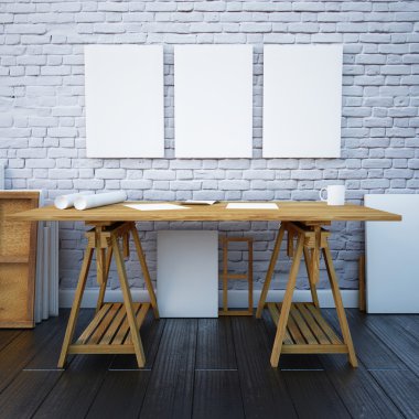 Masaüstü ve duvarda posterler