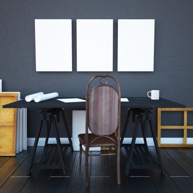 Masaüstü ve duvarda posterler