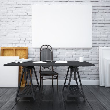 Masaüstü ve poster duvara