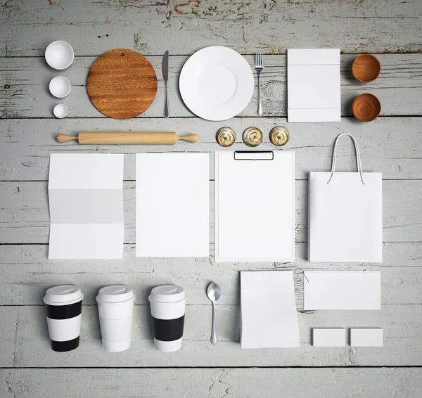 Kitchen utensils mockups — Stock Photo, Image
