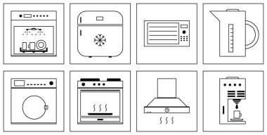  Mutfak aletleri simgeleri