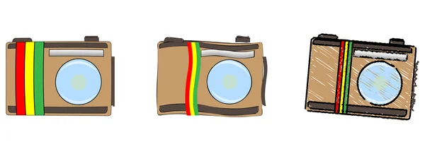 Pictogrammen van de camera instellen 03 — Stockvector