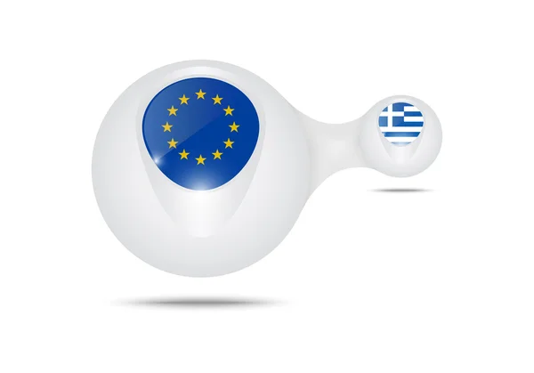 Séparation Grèce — Image vectorielle