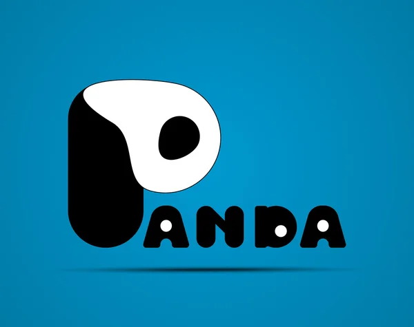 Logo panda — Image vectorielle