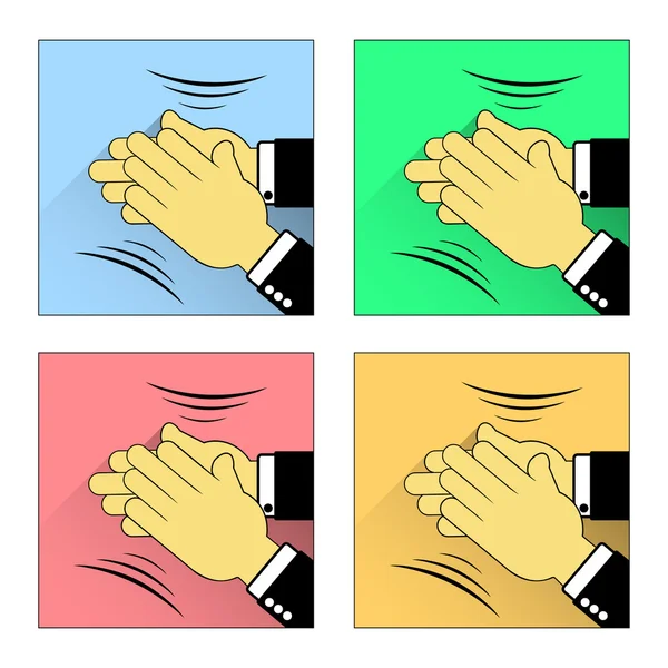 Icône Applaudissements — Image vectorielle