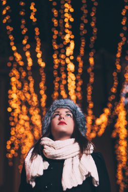 güzel kış portresi