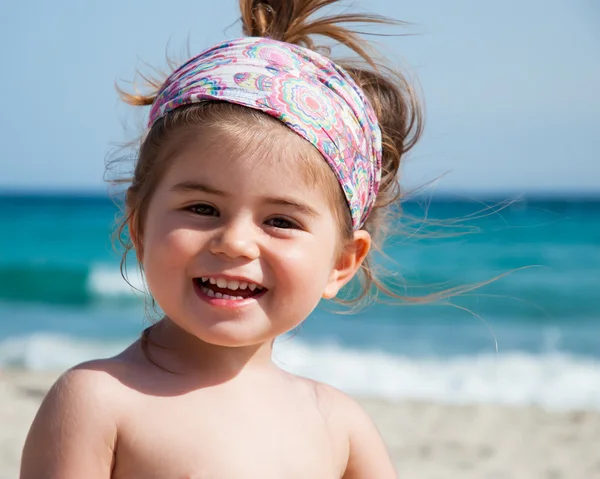 Niña sonriendo — Foto de Stock