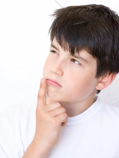 Boy posing in studio — Stock Photo, Image