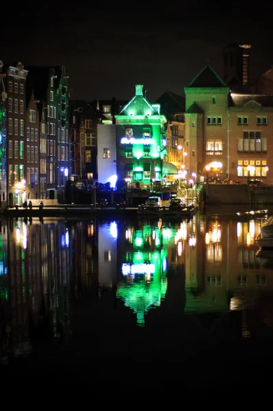 Άμστερνταμ: Πράσινο αντανάκλαση — Φωτογραφία Αρχείου