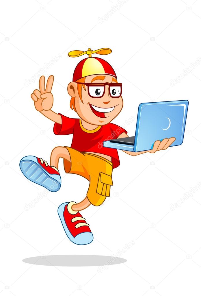 Funny cartoon nerd illustration Stock Vector Image by ©musework #62601217 Funny cartoon nerd illustration Stock Vector Image by ©musework #62601217