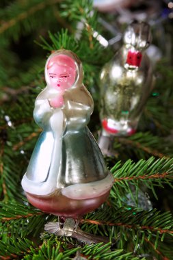 Noel ağacında Noel ağacı oyuncağı, yeni yıl, kış