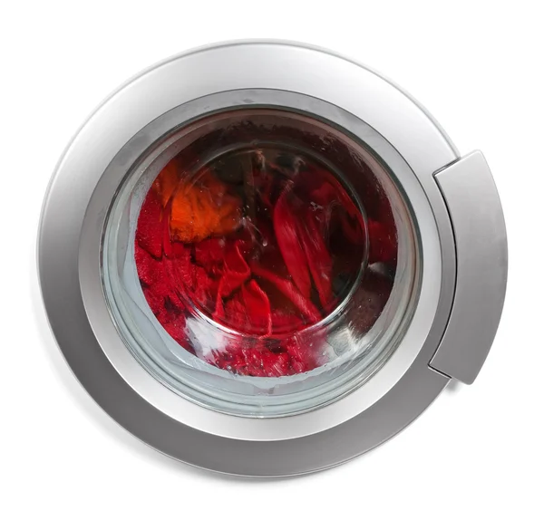 Waschmaschinenfenster Isoliert — Stockfoto