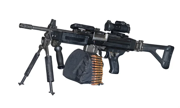 Armed machine gun — Stock Photo, Image