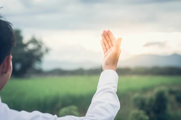 Lode Dio Con Amore Buon Dio Cristianesimo — Foto Stock