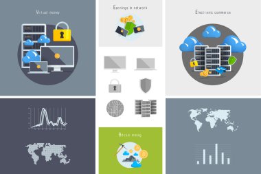 Düz modern tasarım kavramı simgesi