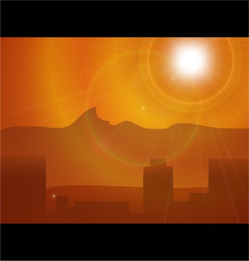 Şehrin dayanılmaz yaz sıcağında