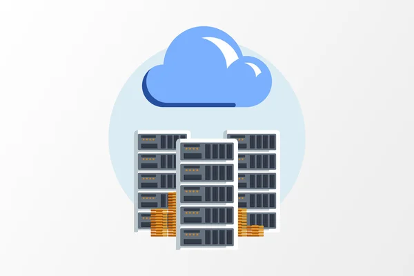 Conceito de visualização comércio eletrônico —  Vetores de Stock