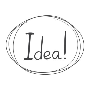 Doodles'ın fikir, vektör çizim