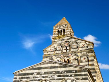 Basilica della Santissima Trinita di Saccargia, Codrongianos yakınlarında, Sassari, Sardinya, İtalya