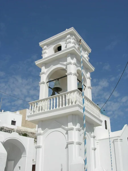 Igreja Anastasi Imerovigli Santorini Grécia — Fotografia de Stock