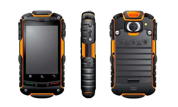 AGM Rock V5 smartphone — Vettoriale Stock