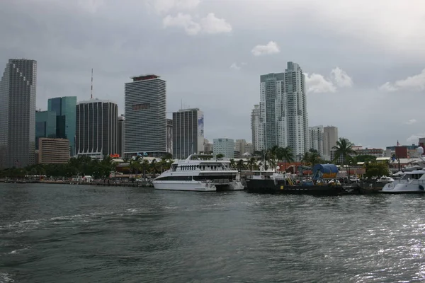 Views Miami Cloudy Day — Stock Photo, Image