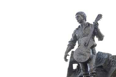 anıt şair Vladimir Vysotsky Kharkov içinde