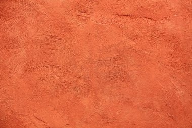 Portakal ile kaba beton duvar boyalı