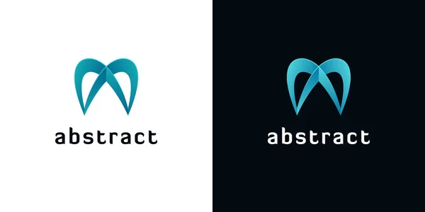 Íconos Dientes Forma Corona Plantillas Logotipo Dental Abstracto Sobre Fondos Gráficos vectoriales