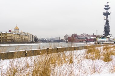 Moskova Nehri dolgu, kış görünümü