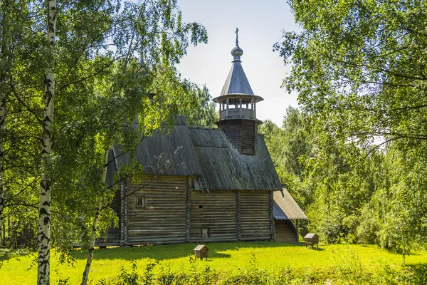 Träarkitektur, kyrkan barmhärtig Frälsare Stockbild