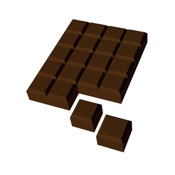 Čokoládové tyčinky — Stockový vektor