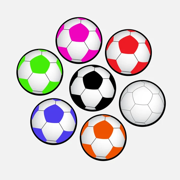 Socker balls — Stock Vector