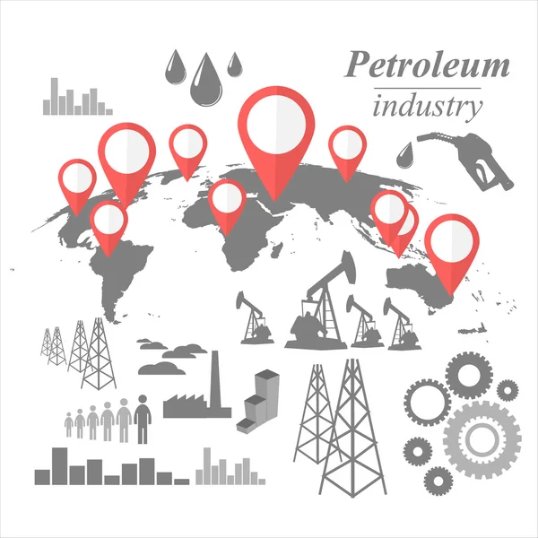 Ropa naftowa — Wektor stockowy