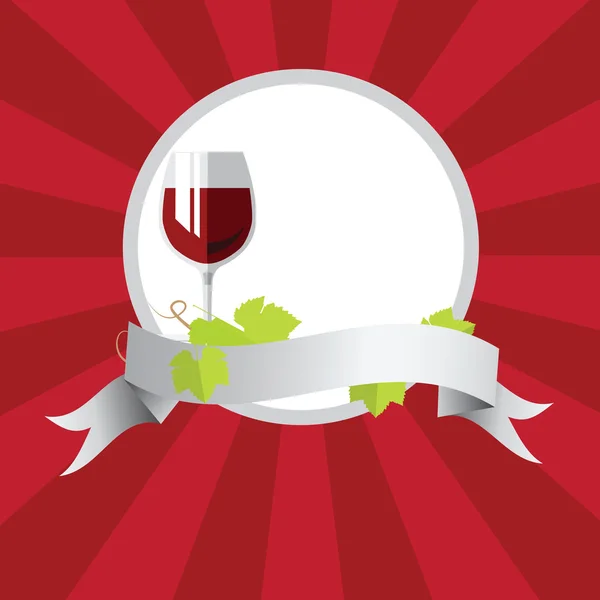 Vino rosso — Vettoriale Stock