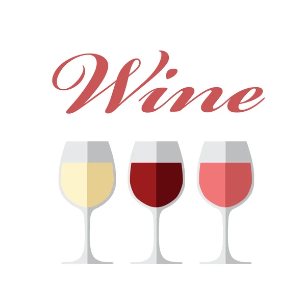Menu del vino — Vettoriale Stock